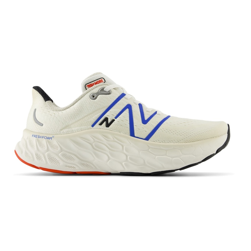 Men’s New Balance Fresh Foam X More V4, NIB, White/Blue, size8.5W